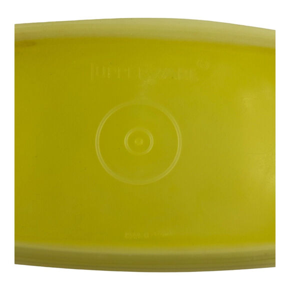 Vintage Tupperware Yellow Shelf Saver Storage Containers W/Lids 1243-4 Set Of 2 - Picture 14 of 16